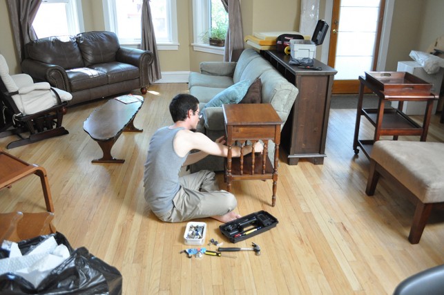 The new apartment: Version 1.1 (in chaos) | Jenna's Everything Blog